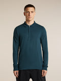 Men's 15.5 MerinoFine™ Pique Long Sleeve Polo Abyss - 1