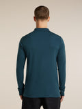 Men's 15.5 MerinoFine™ Pique Long Sleeve Polo Abyss - 2