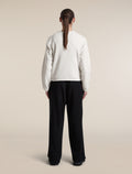 icebreaker Women's Merino Blend 800 RealFleece™ Classic Pile Cardigan Ecru Heather Women - 6
