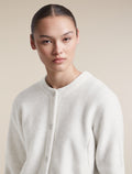 icebreaker Women's Merino Blend 800 RealFleece™ Classic Pile Cardigan Ecru Heather Women - 7