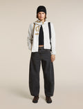icebreaker Women's Merino Blend 800 RealFleece™ Classic Pile Cardigan Ecru Heather Women - 8