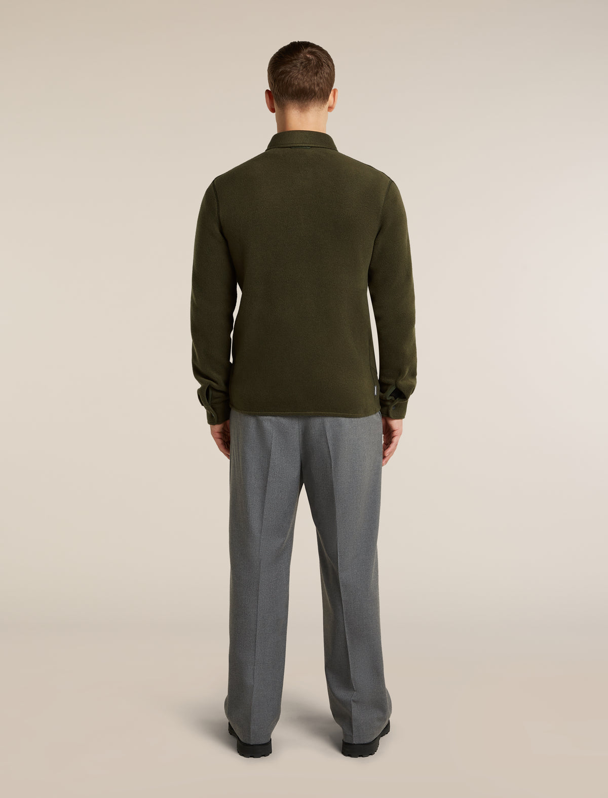 Men's Merino Blend 800 RealFleece™ Class Pile Shacket Dark Loden - 6