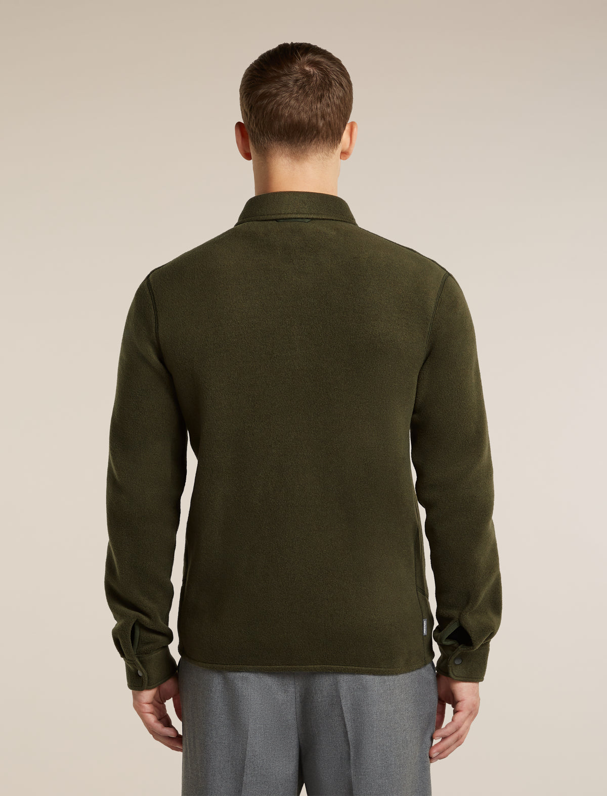Men's Merino Blend 800 RealFleece™ Class Pile Shacket Dark Loden - 2