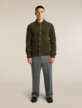 Men's Merino Blend 800 RealFleece™ Class Pile Shacket Dark Loden - 3