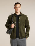 Men's Merino Blend 800 RealFleece™ Class Pile Shacket Dark Loden - 5