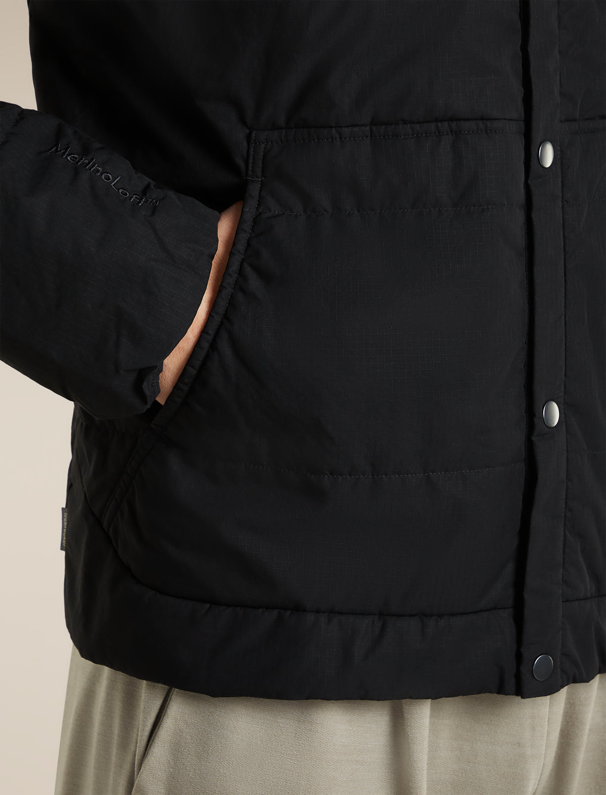 icebreaker Men's 1360 MerinoLoft™ Milford Bomber Jacket Black Men - 7