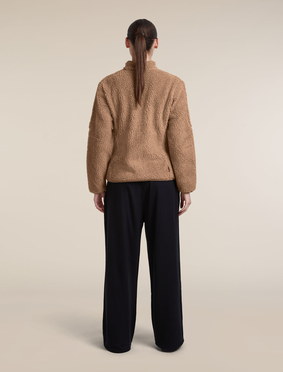 Women's Merino Blend 960 RealFleece™ High Pile Long Sleeve Zip Bay Heather/Cumin - 7