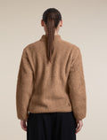 Women's Merino Blend 960 RealFleece™ High Pile Long Sleeve Zip Bay Heather/Cumin - 2