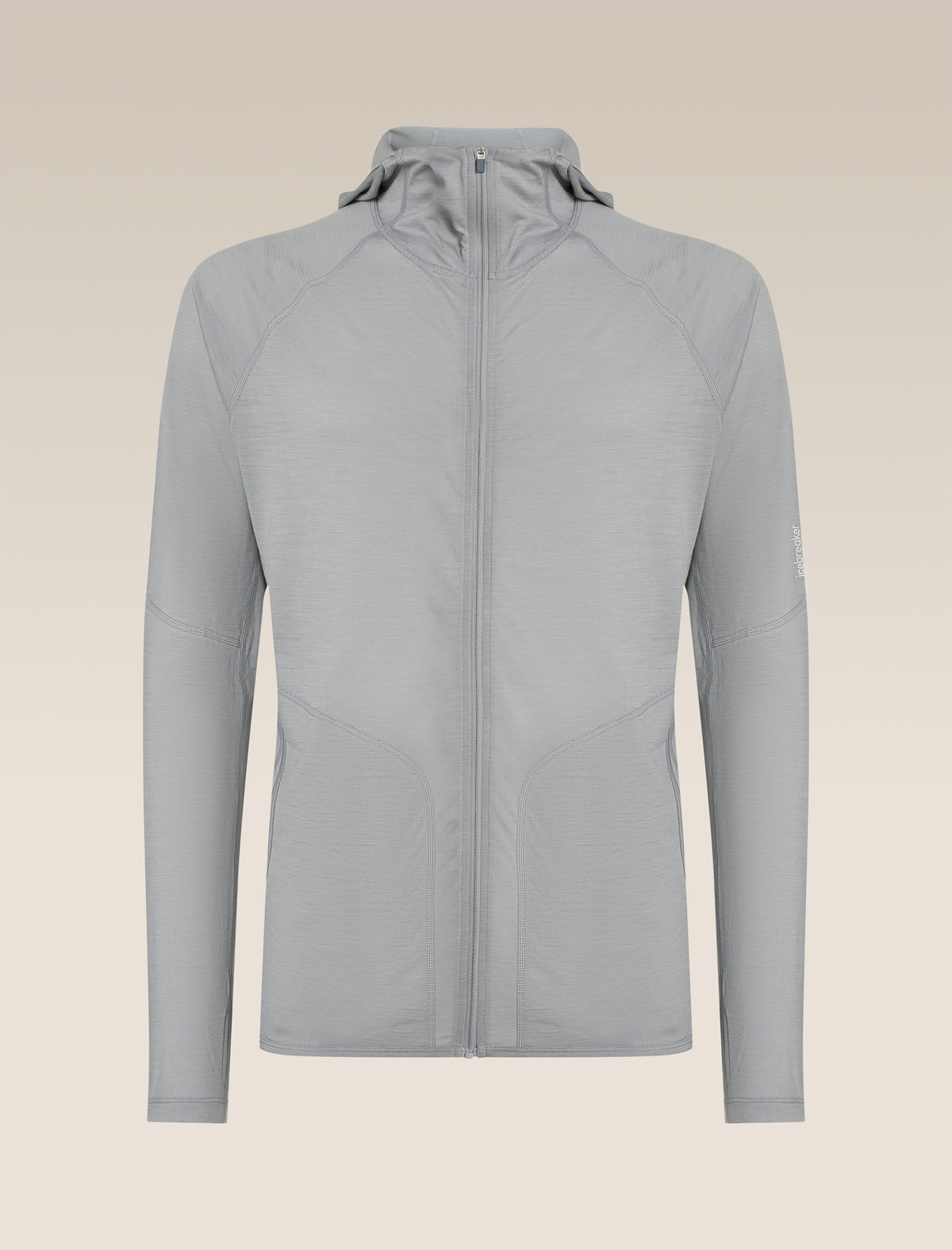 Men's 150 MerinoFine™ Ace Long Sleeve Zip Hoodie Proto Grey - 10