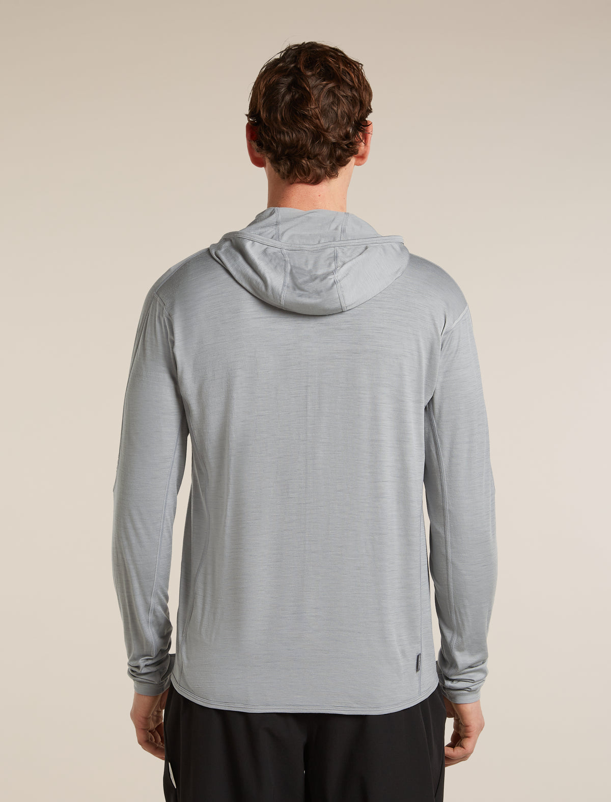 Men's 150 MerinoFine™ Ace Long Sleeve Zip Hoodie Proto Grey - 2