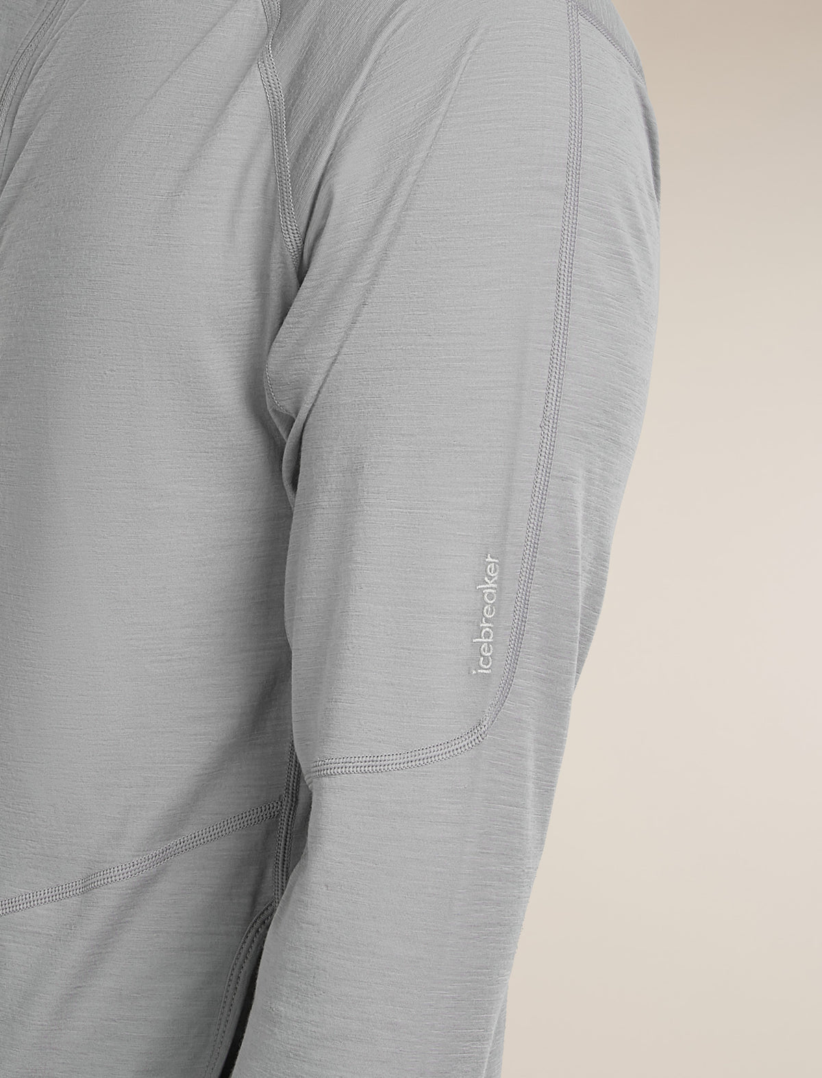 Men's 150 MerinoFine™ Ace Long Sleeve Zip Hoodie Proto Grey - 5