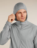 Men's 150 MerinoFine™ Ace Long Sleeve Zip Hoodie Proto Grey - 7