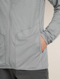 Men's 150 MerinoFine™ Ace Long Sleeve Zip Hoodie Proto Grey - 8