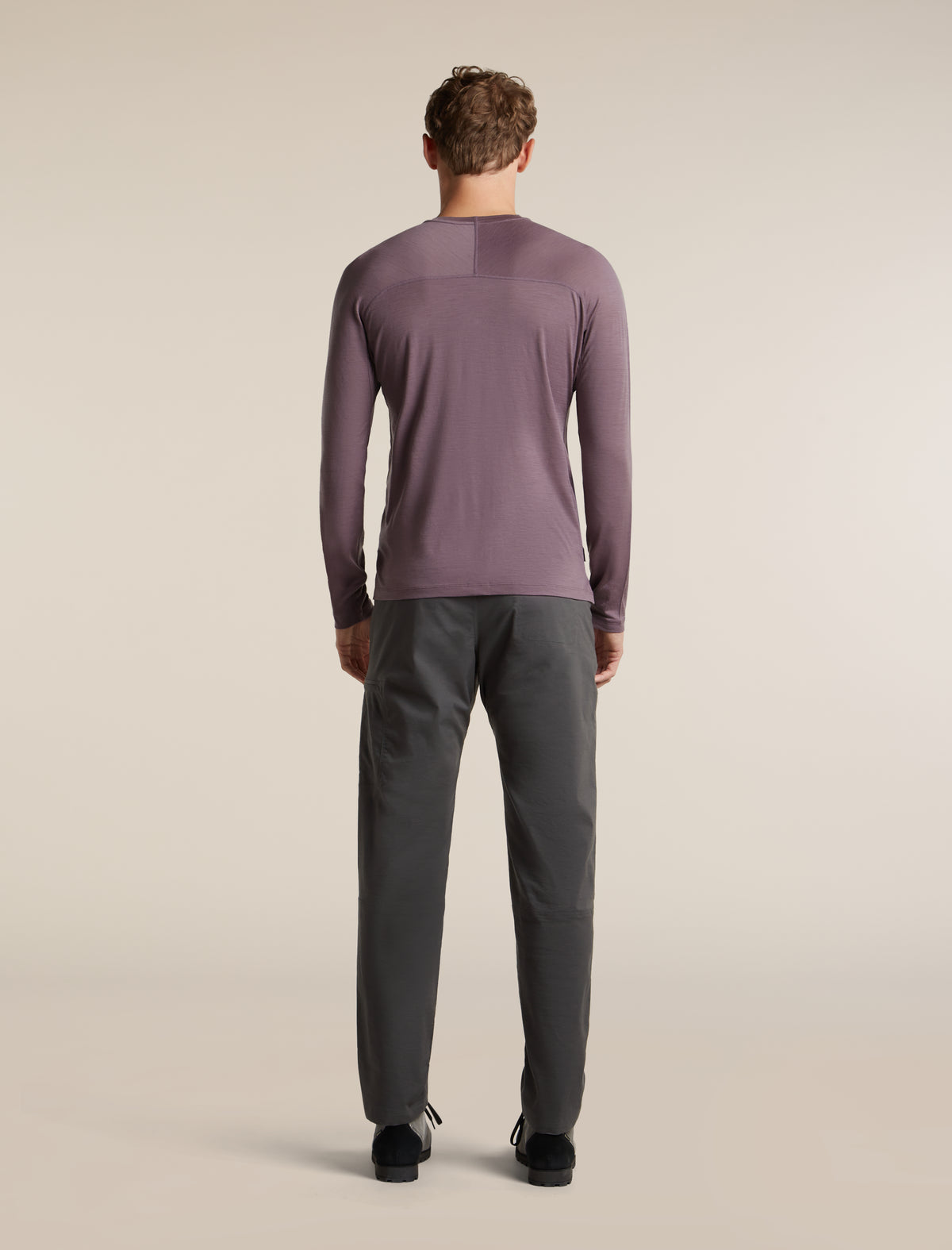 Men's 150 MerinoFine™ Ace Long Sleeve Tee Grey Plum - 7