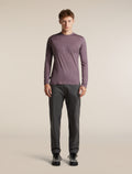 Men's 150 MerinoFine™ Ace Long Sleeve Tee Grey Plum - 3
