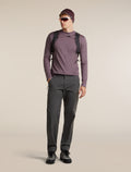Men's 150 MerinoFine™ Ace Long Sleeve Tee Grey Plum - 4