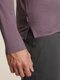 Men's 150 MerinoFine™ Ace Long Sleeve Tee Grey Plum - 6