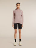 Women's 150 MerinoFine™ Ace Long Sleeve Hoodie Pink quartz - 3