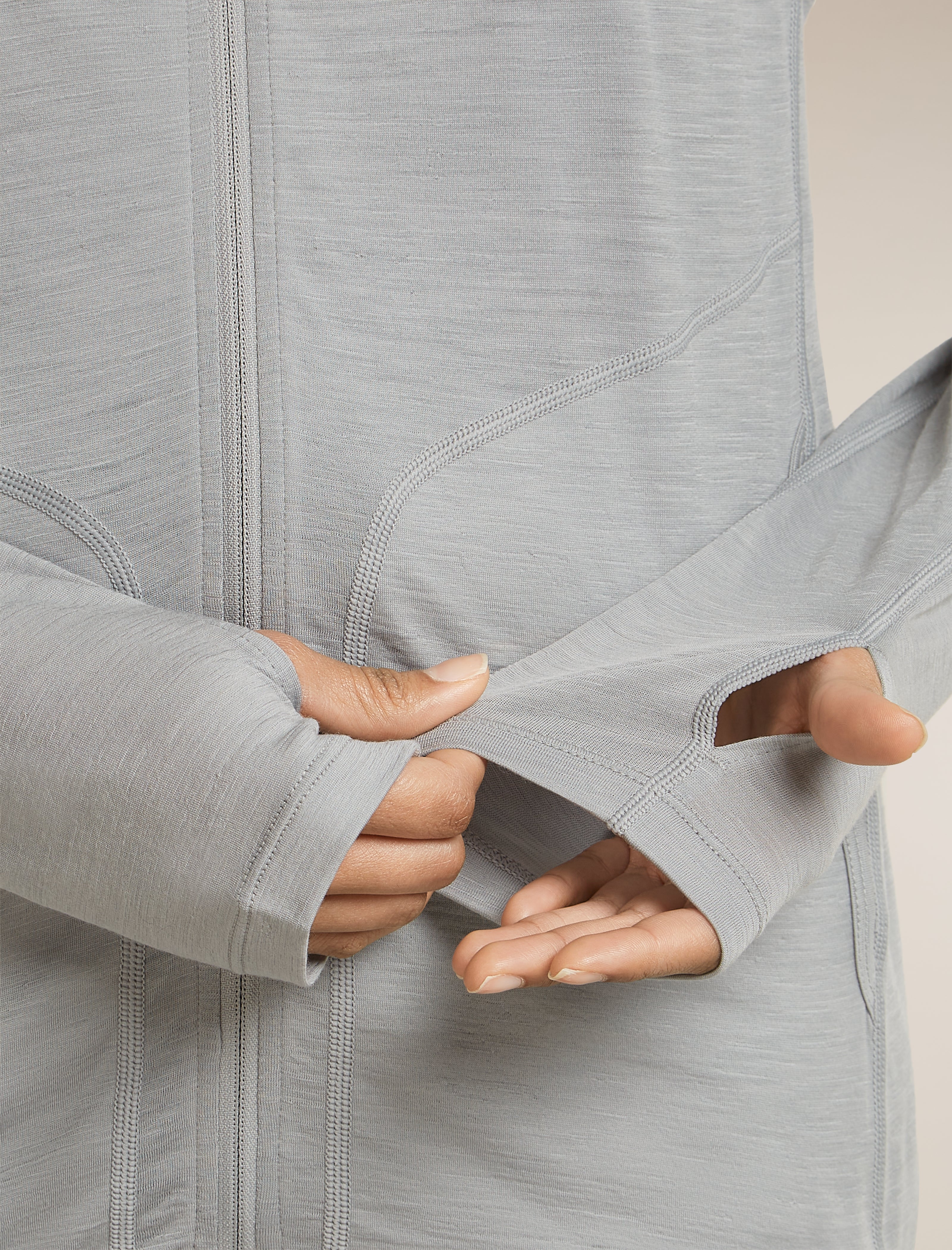 Women 150 MerinoFine™ Ace Long Sleeve Zip Hoodie| icebreaker