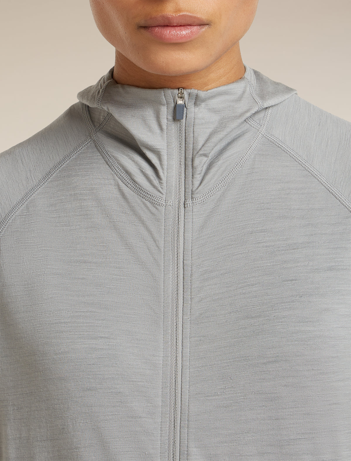 Women's 150 MerinoFine™ Ace Long Sleeve Zip Hoodie Proto Grey - 11