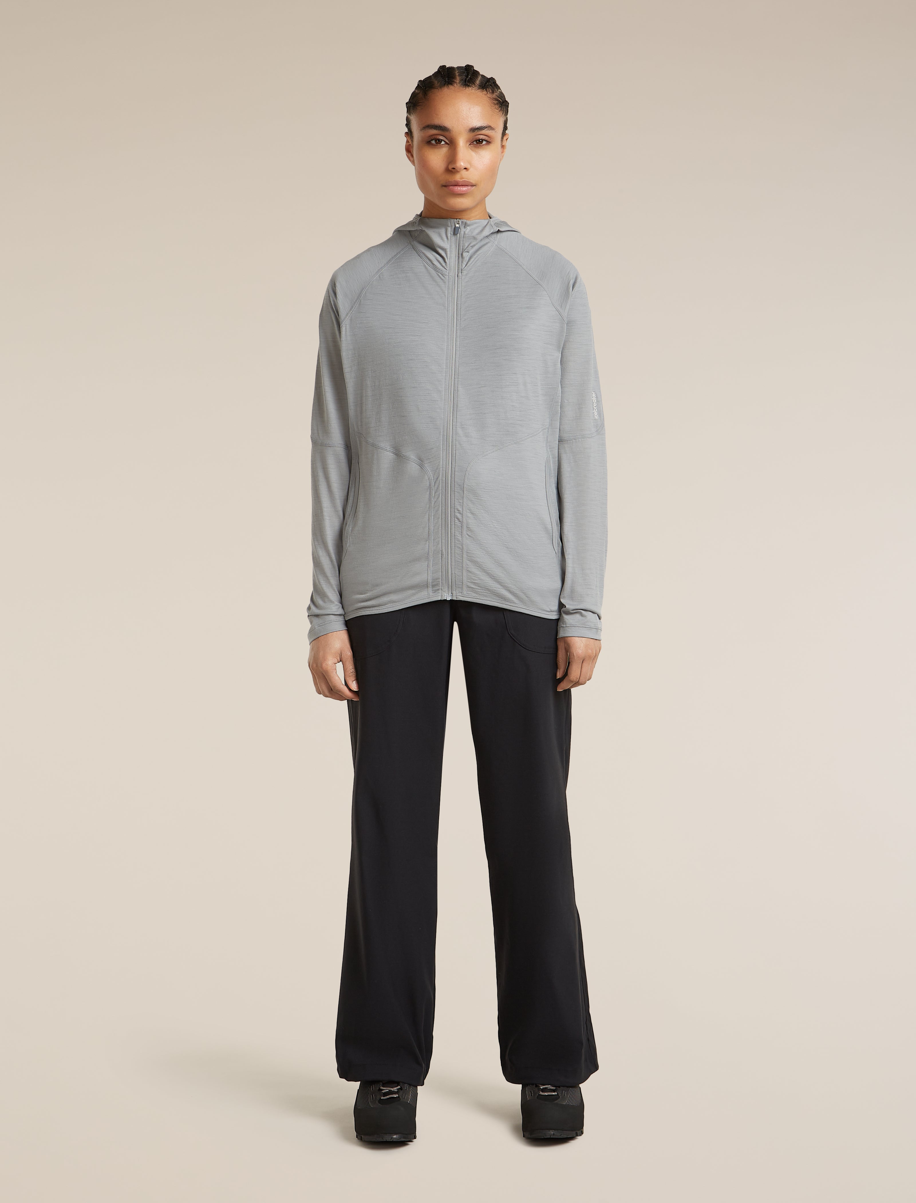 Women 150 MerinoFine™ Ace Long Sleeve Zip Hoodie| icebreaker
