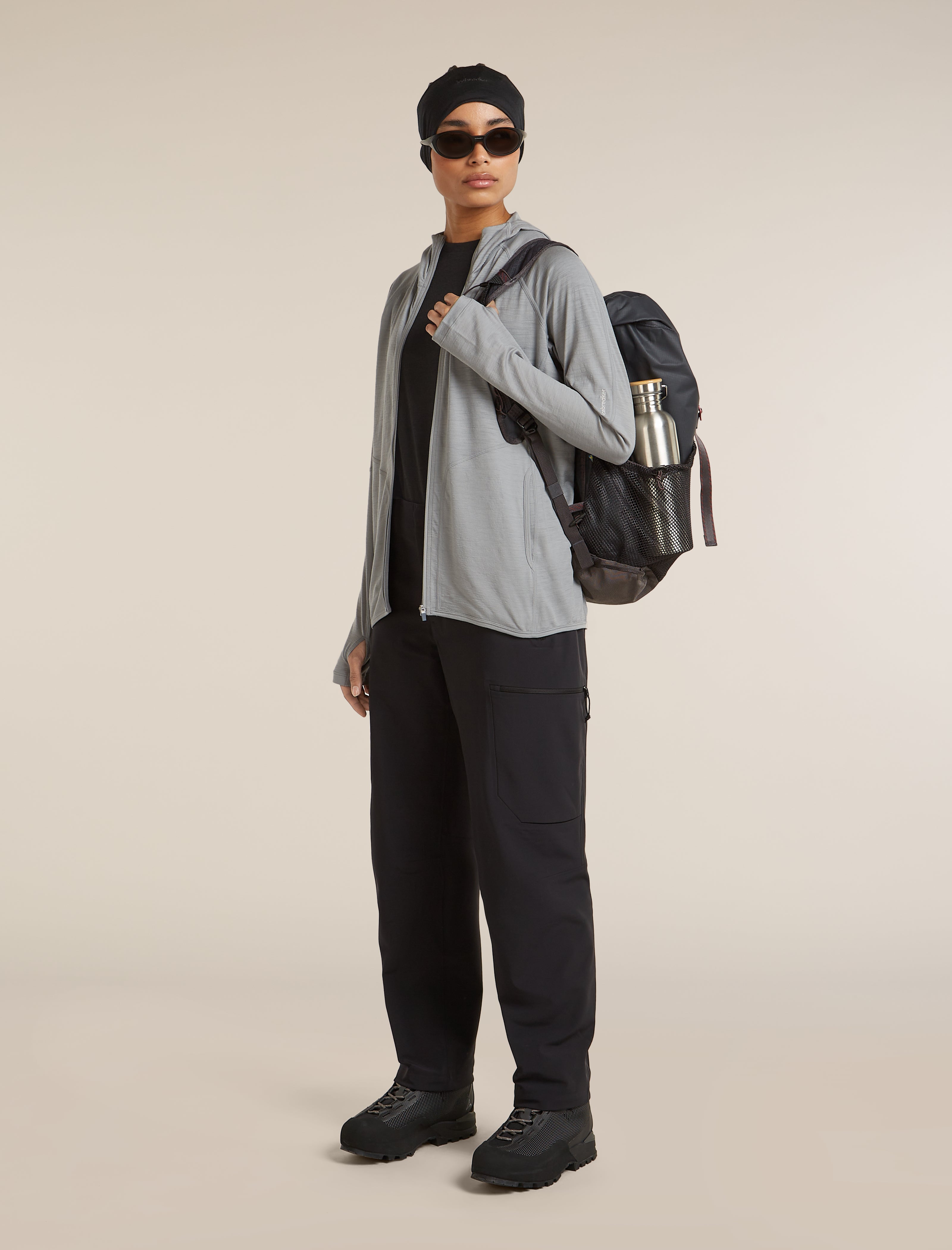Women 150 MerinoFine™ Ace Long Sleeve Zip Hoodie| icebreaker
