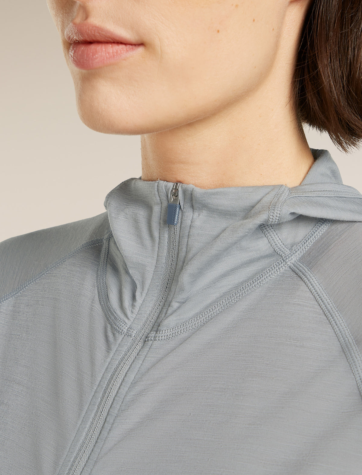 Women's 150 MerinoFine™ Ace Long Sleeve Zip Hoodie Proto Grey - 6