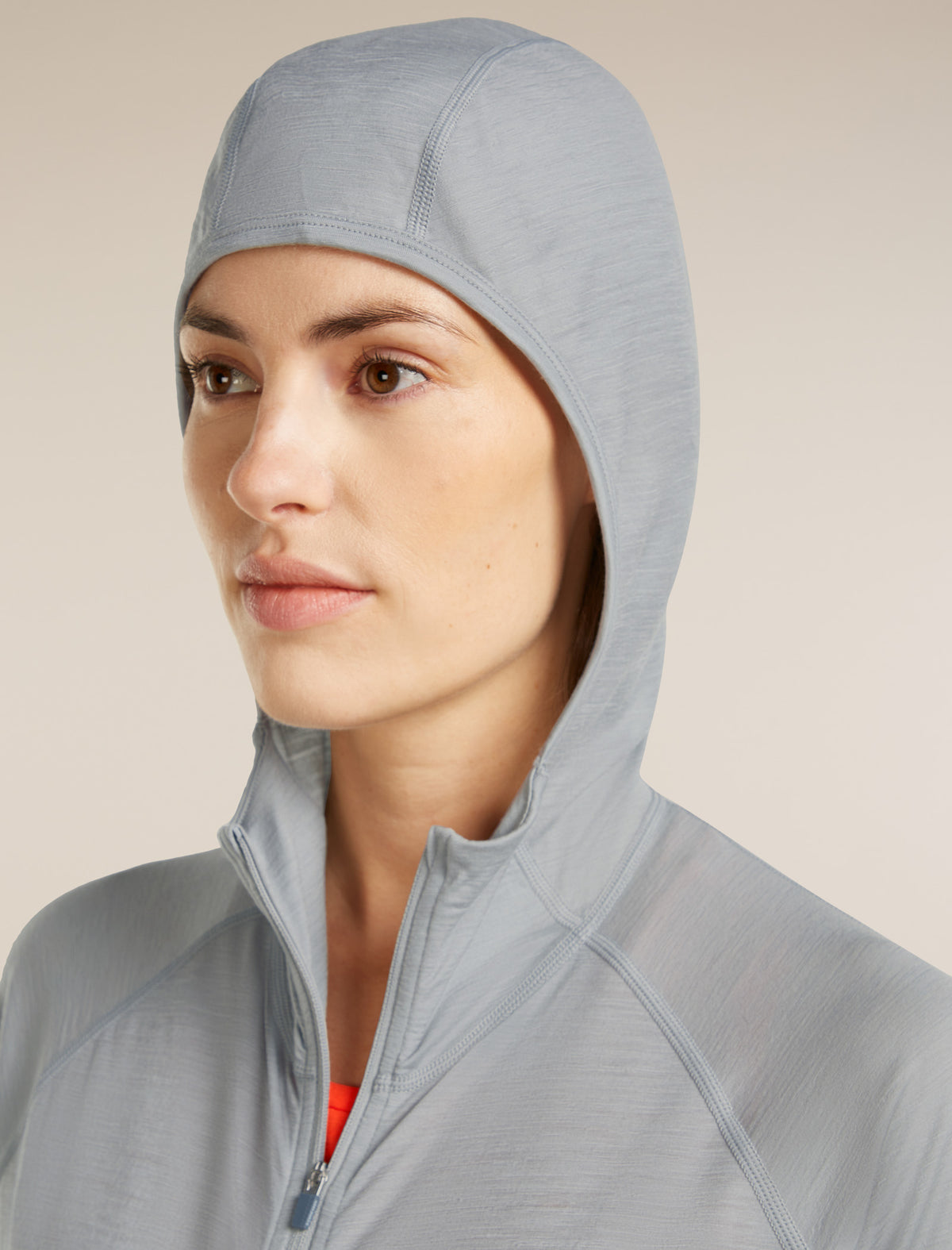 Women's 150 MerinoFine™ Ace Long Sleeve Zip Hoodie Proto Grey - 7