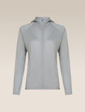Women's 150 MerinoFine™ Ace Long Sleeve Zip Hoodie Proto Grey - 8