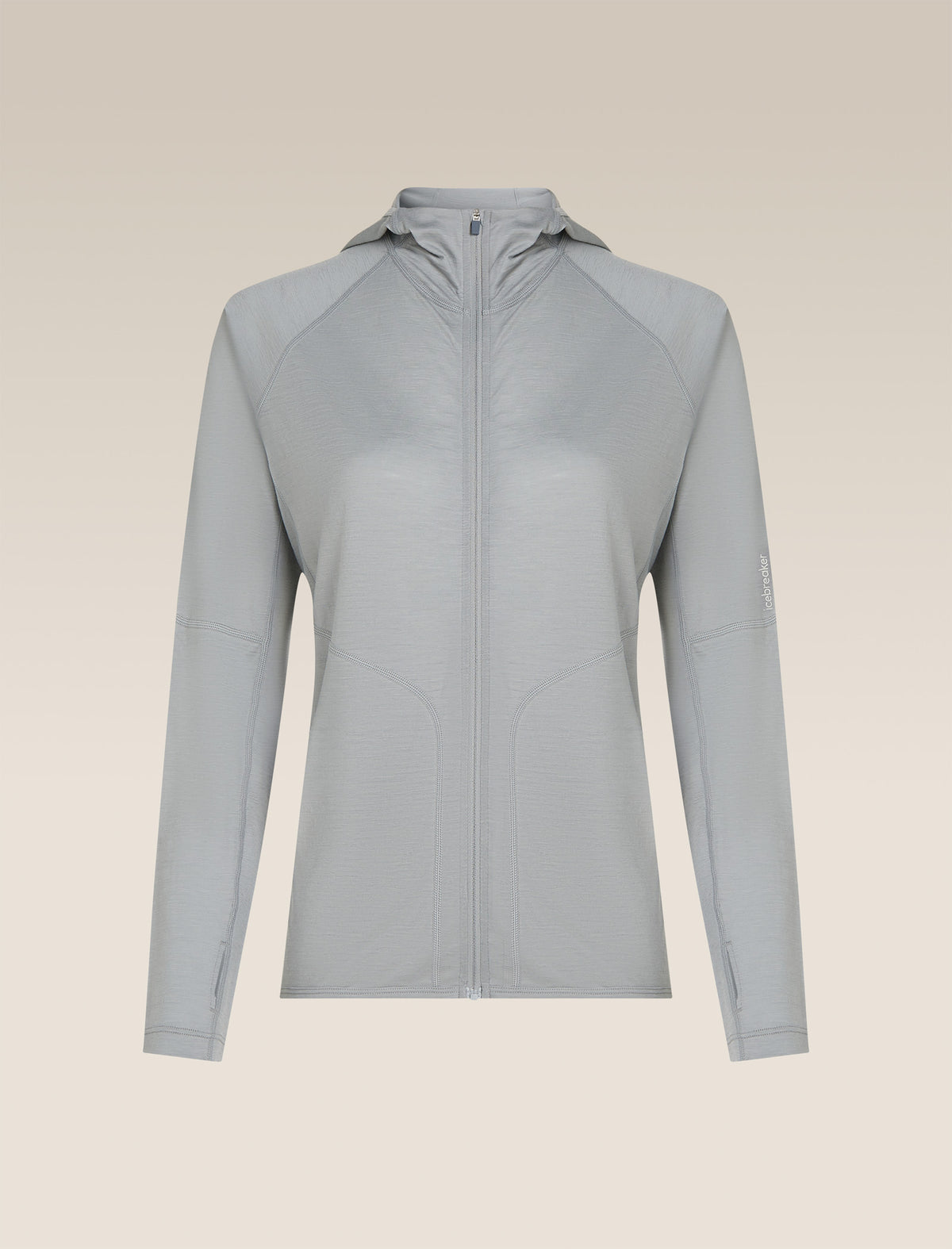 Women's 150 MerinoFine™ Ace Long Sleeve Zip Hoodie Proto Grey - 8