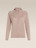 Women's 150 MerinoFine™ Ace Long Sleeve Zip Hoodie Pink quartz - 10