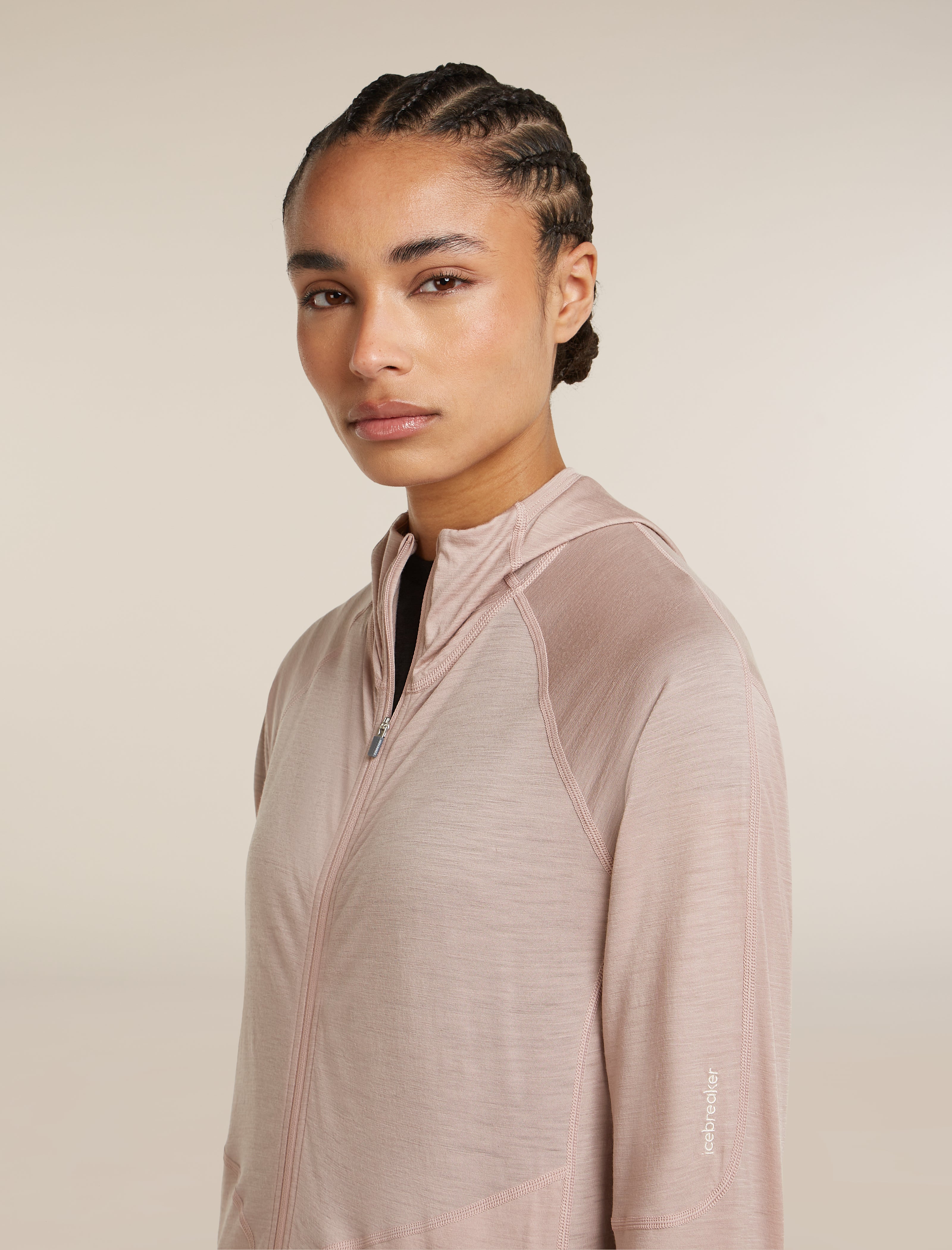 Women 150 MerinoFine™ Ace Long Sleeve Zip Hoodie| icebreaker