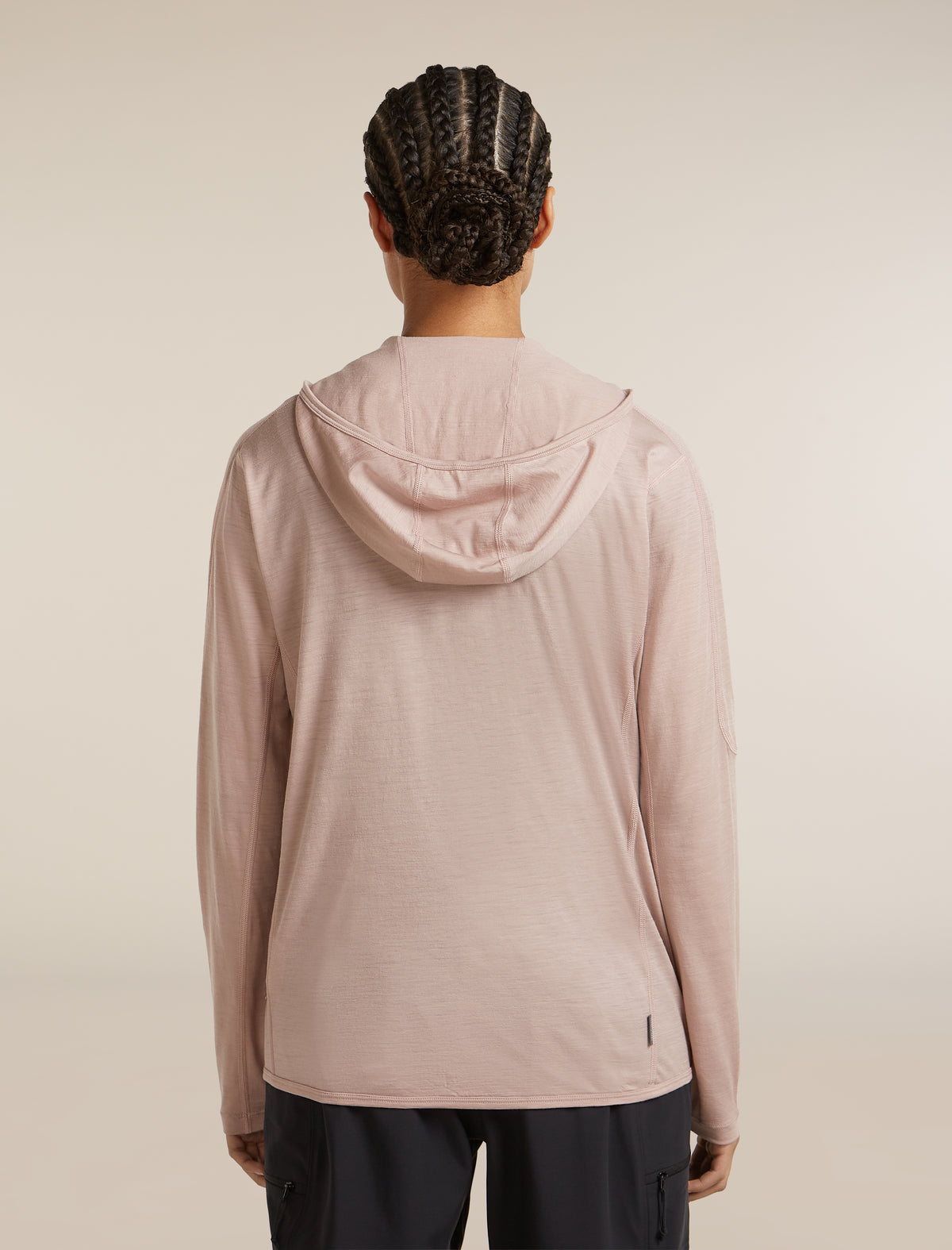 Women's 150 MerinoFine™ Ace Long Sleeve Zip Hoodie Pink quartz - 2