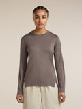 Women's 150 MerinoFine™ Ace Long Sleeve Tee Porcini - 1