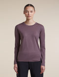 Women's 150 MerinoFine™ Ace Long Sleeve Tee Grey Plum - 1