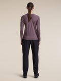 Women's 150 MerinoFine™ Ace Long Sleeve Tee Grey Plum - 7