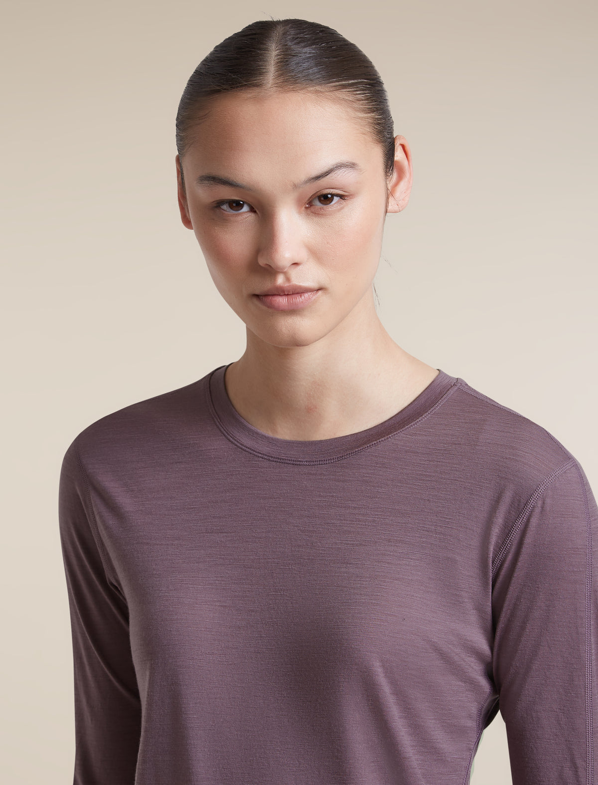 Women's 150 MerinoFine™ Ace Long Sleeve Tee Grey Plum - 8