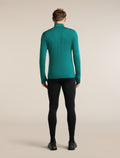 Men's Merino Blend 200 RealFleece™ Descender Long Sleeve Half Zip Tidal Teal - 8