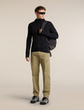 Men's Merino Blend 200 RealFleece™ Descender Long Sleeve Zip Hoodie Black - 4