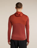 Men's Merino Blend 200 RealFleece™ Descender Long Sleeve Zip Hoodie Agate/Port - 2