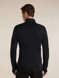 Men's Merino Blend 300 RealFleece™ Descender Long Sleeve Zip Black - 2