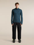 Men's Merino Blend 300 RealFleece™ Descender Long Sleeve Zip Abyss - 3