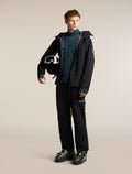 Men's Merino Blend 300 RealFleece™ Descender Long Sleeve Zip Abyss - 4