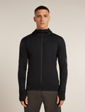 Haut à capuchon à glissière 300 Realfleece™ Descender en mélange de mérinos pour hommes  - 1