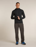 Haut à capuchon à glissière 300 Realfleece™ Descender en mélange de mérinos pour hommes  - 3