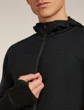 Haut à capuchon à glissière 300 Realfleece™ Descender en mélange de mérinos pour hommes  - 9