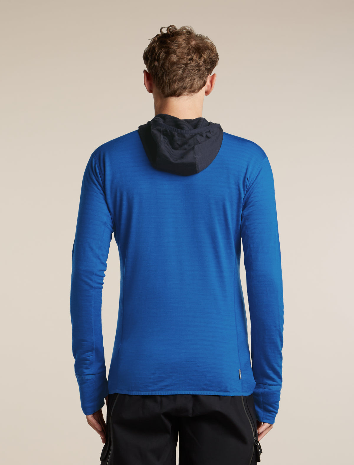 Men's Merino Blend 300 RealFleece™ Descender Long Sleeve Zip Hoodie Lazurite/Midnight Navy - 2