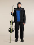 Men's Merino Blend 300 RealFleece™ Descender Long Sleeve Zip Hoodie Lazurite/Midnight Navy - 4