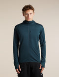 Men's Merino Blend 300 RealFleece™ Descender Long Sleeve Zip Hoodie Abyss - 1