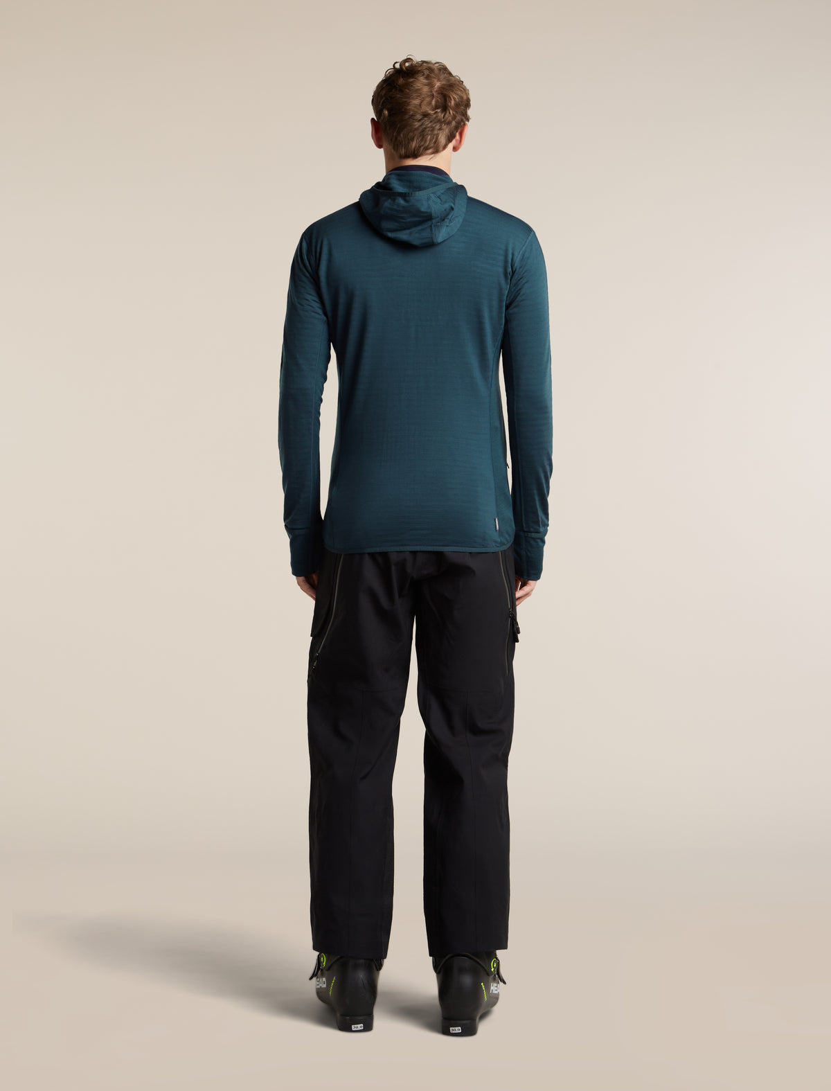 Men's Merino Blend 300 RealFleece™ Descender Long Sleeve Zip Hoodie Abyss - 9